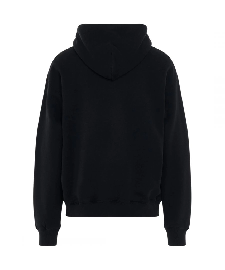 Off White Mens Sliding Book Black Skate Hoodie Cotton - Size 2XL